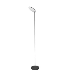 Lampade Da Terra-Selezionato da Mazzolaluce Lampada da terra nera led 30w 3000k orientabile moderna