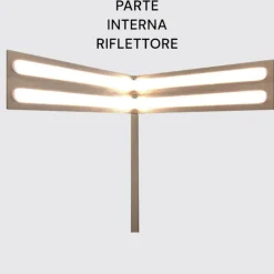 Lampade Da Terra-Selezionato da Mazzolaluce Lampada da terra nera moderna led 20w 3000k dimmerabile fp