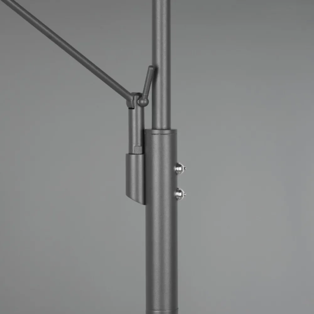 Lampade Da Terra-Selezionato da Mazzolaluce Lampada da terra nera moderna led da 2700k a 4000k orientabile