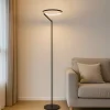 Lampade Da Terra-Vivida International Lampada da terra nera vivida meridiana led 27w 3000k 4000k dimmerabile