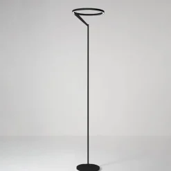 Lampade Da Terra-Vivida International Lampada da terra nera vivida meridiana led 27w 3000k 4000k dimmerabile