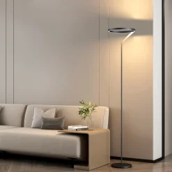 Lampade Da Terra-Vivida International Lampada da terra nera vivida meridiana led 27w 3000k 4000k dimmerabile