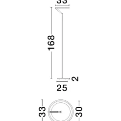 Lampade Da Terra-Selezionato da Mazzolaluce Lampada da terra nickel biemissione moderna led 26w 3000k dimmerabile