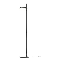 Lampade Da Terra-Top Light Lampada da terra orientabile nera led 20w 3000k 4000k toplight