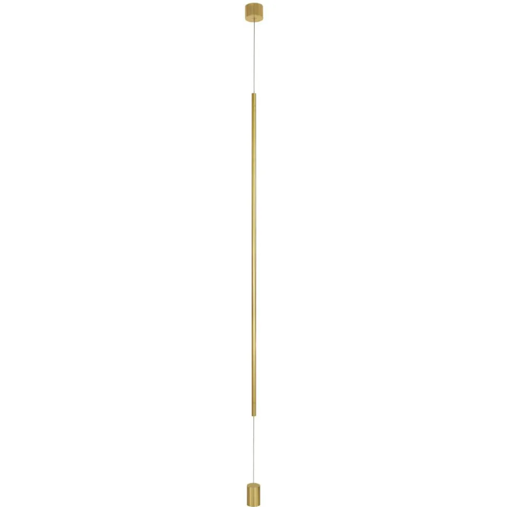 Lampade Da Terra-Selezionato da Mazzolaluce Lampada da terra oro pendente attacco a soffitto led 20w 3000k