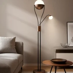 Lampade Da Terra-Selezionato da Mazzolaluce Lampada da terra per salotto led 3000k moderna orientabile
