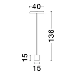 Lampade Da Terra-Selezionato da Mazzolaluce Lampada da terra per salotto led 3000k a cerchio h136 cm