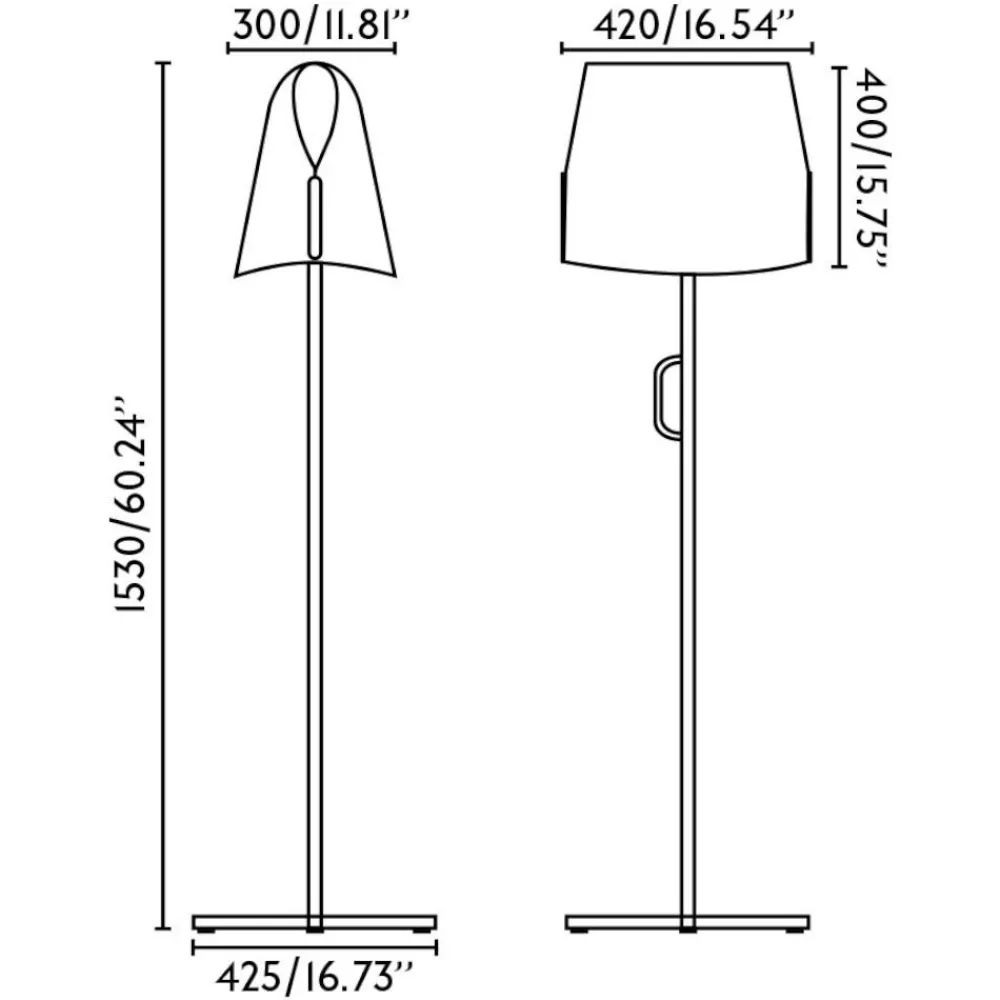 Lampade Da Terra-Selezionato da Mazzolaluce Lampada da terra per soggiorno design paralume pergamena beige