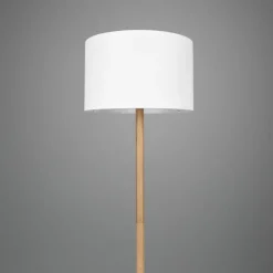 Lampade Da Terra-Selezionato da Mazzolaluce Lampada da terra per soggiorno h162 cm in legno sottile