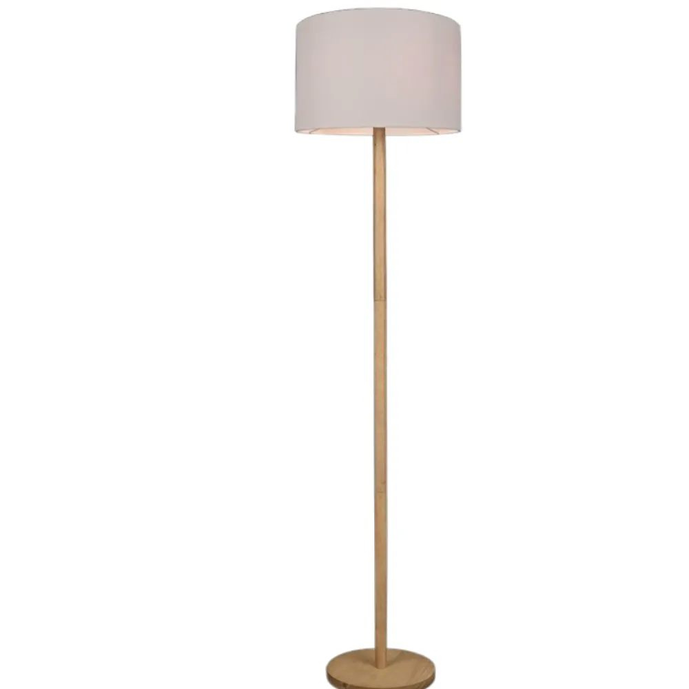 Lampade Da Terra-Selezionato da Mazzolaluce Lampada da terra per soggiorno h162 cm in legno sottile
