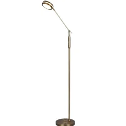 Lampade Da Terra-Selezionato da Mazzolaluce Lampada da terra per ufficio led da 2700k a 4000k color ottone