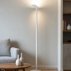 Lampade Da Terra-Perenz Illuminazione Lampada da terra per ufficio perenz quadra bianca led cct dimmerabile