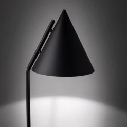 Lampade Da Terra-Selezionato da Mazzolaluce Lampada da terra piantana cono nera
