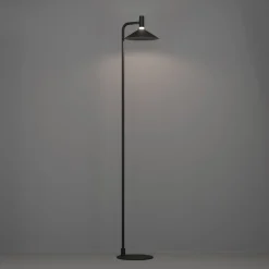 Lampade Da Terra-Eglo Lampada da terra piantana conomavilla-z nera led rgb 2700k a 6500k controllo remoto app