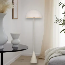 Lampade Da Terra-Selezionato da Mazzolaluce Lampada da terra piantana grigio chiaro design moderno