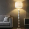 Lampade Da Terra-Selezionato da Mazzolaluce Lampada da terra piantana moderna sfere pietra bianca per soggiorno