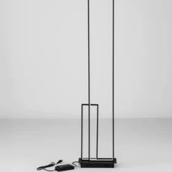 Lampade Da Terra-Selezionato da Mazzolaluce Lampada da terra piantana moderna led 3200k rettangoli nera
