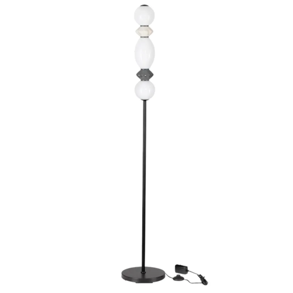 Lampade Da Terra-Selezionato da Mazzolaluce Lampada da terra piantana moderna led 3000k vetro ceramica