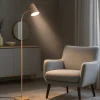 Lampade Da Terra-Selezionato da Mazzolaluce Lampada da terra piantana orientabile sabbia plastica beige led 3000k