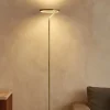 Lampade Da Terra-Selezionato da Mazzolaluce Lampada da terra piantana oro ottone led 2700k dimmerabile