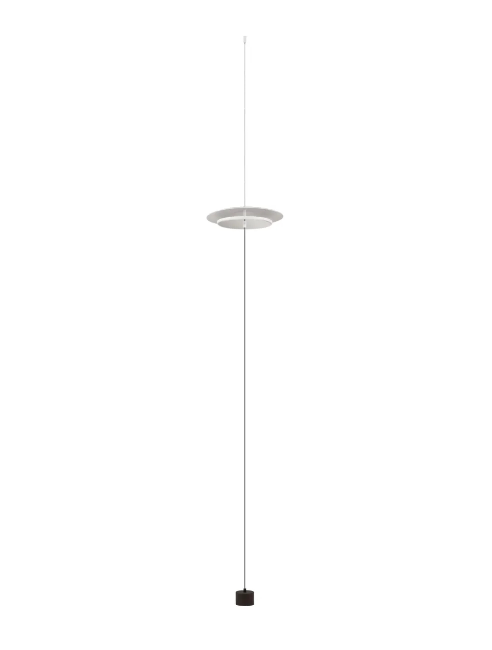 Lampade Da Terra-Selezionato da Mazzolaluce Lampada da terra piantana sospesa led a soffitto moderna bianca