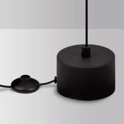 Lampade Da Terra-Selezionato da Mazzolaluce Lampada da terra piantana sospesa led a soffitto moderna bianca