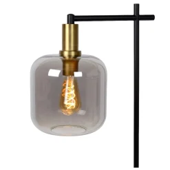 Lampade Da Terra-Selezionato da Mazzolaluce Lampada da terra piantana vintage vetro fume trasparente