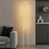 Lampade Da Terra-Ondaluce Lampada da terra pt dowel oro design moderna