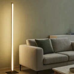Lampade Da Terra-Selezionato da Mazzolaluce Lampada da terra stile nordico led 3000k piantana di legno