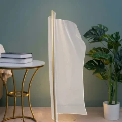 Lampade Da Terra-Selezionato da Mazzolaluce Lampada da terra vela led 31w 3000k design moderna oro