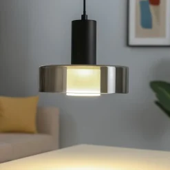 Lampade A Sospensione-Selezionato da Mazzolaluce Lampada design nero per comodino stanza da letto moderna