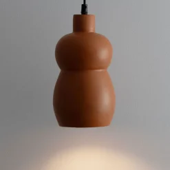 Lampade A Sospensione-Selezionato da Mazzolaluce Lampada di ceramica terracotta a sospensione