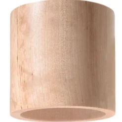 Applique Da Parete-Selezionato da Mazzolaluce Lampada di legno applique moderna cilindro da parete