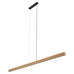 Lampadari Moderni-Selezionato da Mazzolaluce Lampada di legno a sospensione stile scandinavo per sala da pranzo