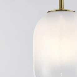 Lampade A Sospensione-Selezionato da Mazzolaluce Lampada di vetro oro sfera vetro