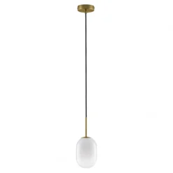 Lampade A Sospensione-Selezionato da Mazzolaluce Lampada di vetro oro sfera vetro