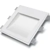 Applique Da Parete-Selezionato da Mazzolaluce Lampada faro da incasso a parete di gesso cristaly led 16,5w 4000k pitturabile