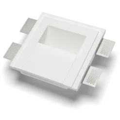 Applique Da Parete-Selezionato da Mazzolaluce Lampada incasso in gesso led a muro 9w 2700k per interni