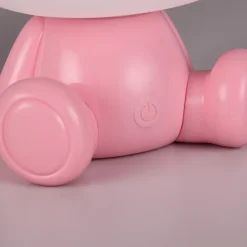 Abat Jour-Selezionato da Mazzolaluce Lampada led da comodino per cameretta bambina rosa led rgb 3000k portatile