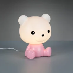 Abat Jour-Selezionato da Mazzolaluce Lampada led da comodino per cameretta bambina rosa led rgb 3000k portatile