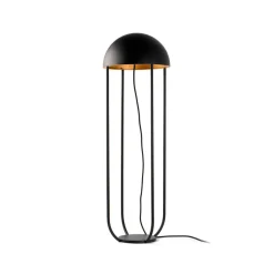 Lampade Da Terra-Selezionato da Mazzolaluce Lampada moderna da terra nera e oro led 6w 3000k