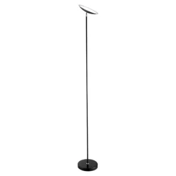 Lampade Da Terra-Perenz Illuminazione Lampada moderna led 18w 3000k nera febe