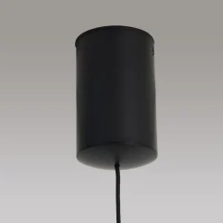 Lampade A Sospensione-Selezionato da Mazzolaluce Lampada nera cono led dimmerabile a sospensione