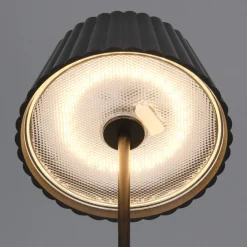 Lampade Da Tavolo-Selezionato da Mazzolaluce Lampada nera da tavolo ricaricabile per esterni portatile 3000k