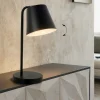 Lampade Da Tavolo-Selezionato da Mazzolaluce Lampada nera da tavolo scrivania moderna luce orientabile fp