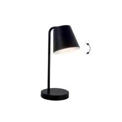 Lampade Da Tavolo-Selezionato da Mazzolaluce Lampada nera da tavolo scrivania moderna luce orientabile fp