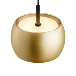 Lampade A Sospensione-Selezionato da Mazzolaluce Lampada oro a sospensione sfera per cucina