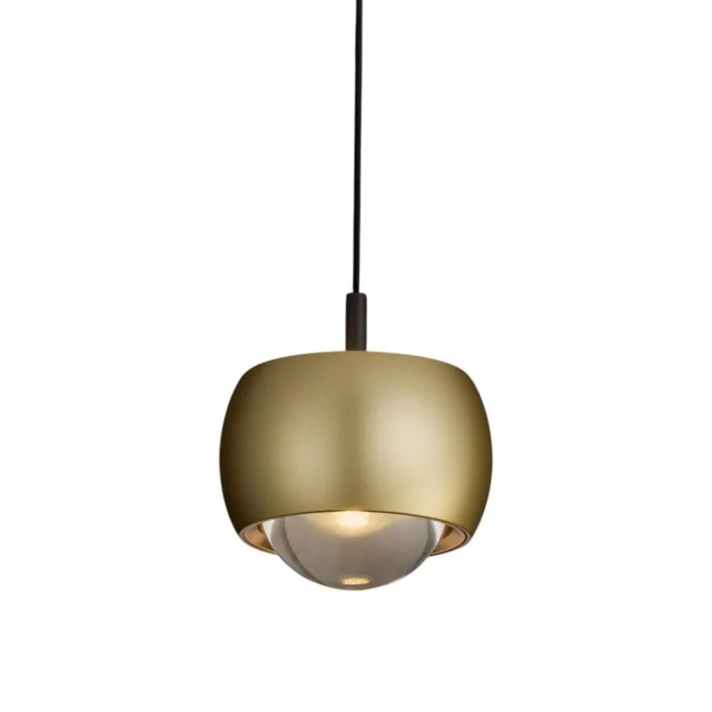 Lampade A Sospensione-Selezionato da Mazzolaluce Lampada oro a sospensione sfera per cucina