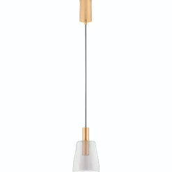 Lampade A Sospensione-Selezionato da Mazzolaluce Lampada oro led 7w 3000k a sospensione vetro fume