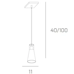Lampade A Sospensione-Top Light Lampada pendente a sospensione per isola di vetro